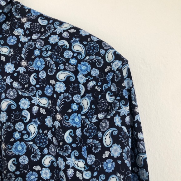 Robert Graham Men's Long Sleeve Button Down Shirt Sz. S Stretch Classic Fit - Picture 7 of 13